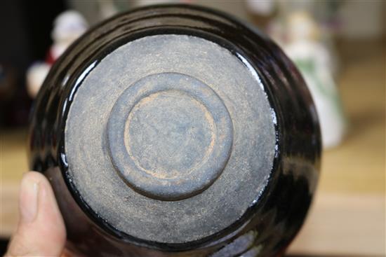 A pair of Chinese blackware bowls